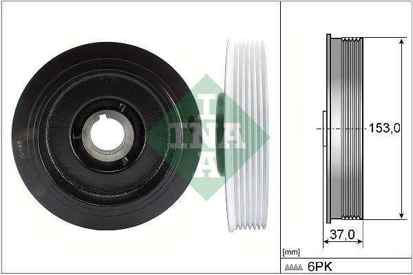 Belt Pulley, crankshaft